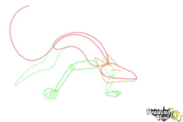 How to Draw a Kitsune, Nine-Tailed Fox - Step 5