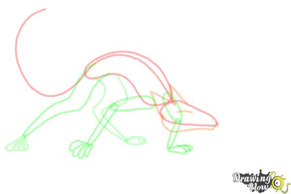 How to Draw a Kitsune, Nine-Tailed Fox - Step 6