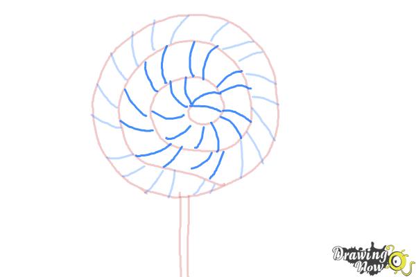 How to Draw a Lollipop - Step 5