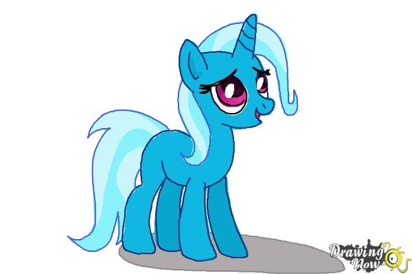 How to Draw Trixie Lulamoon from My Little Pony Friendship Is Magic - Step 9