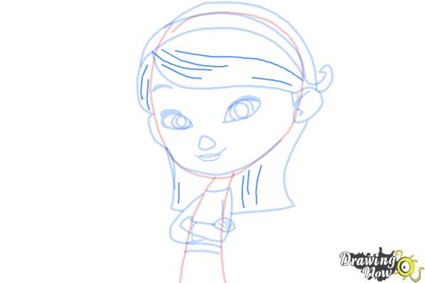 How to Draw Penny Peterson from Mr. Peabody &Amp; Sherman - Step 8