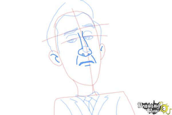 How to Draw Paul Peterson from Mr. Peabody &Amp; Sherman - Step 8