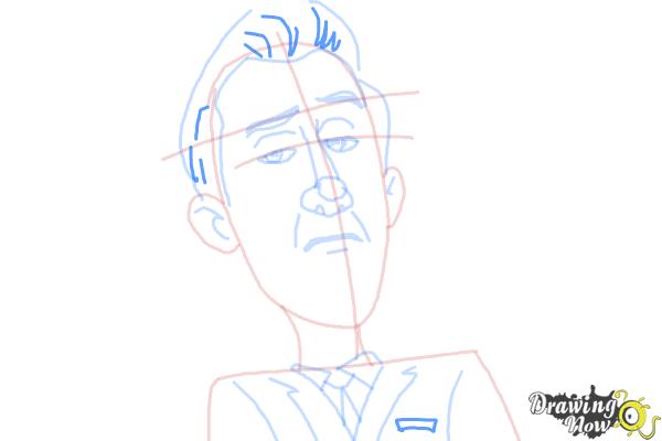 How to Draw Paul Peterson from Mr. Peabody &Amp; Sherman - Step 9