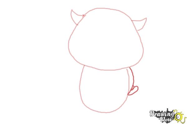 How to Draw a Cute Owl - Step 3