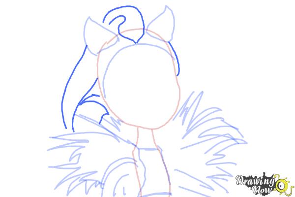 How to Draw Clawvenus from Monster High Freaky Fusion - Step 7 How to Draw Clawvenus from Monster High Freaky Fusion - Step 7