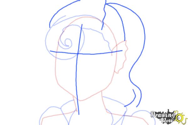 How to Draw Lagoonafire  from Monster High Freaky Fusion - Step 5