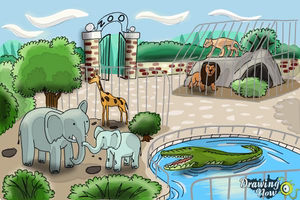 How to Draw a Zoo - Step 11