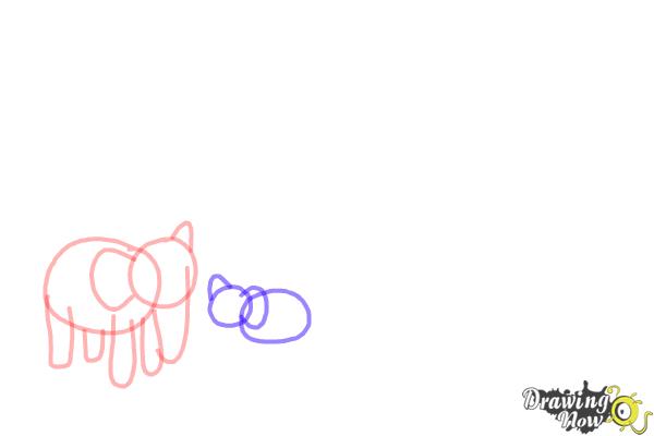 How to Draw a Zoo - Step 3 How to Draw a Zoo - Step 3
