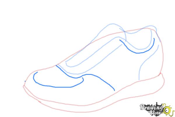 How to Draw Running Shoes - Step 5