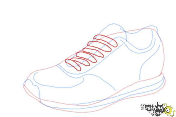 How to Draw Running Shoes - Step 7