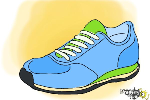 How to Draw Running Shoes - Step 9