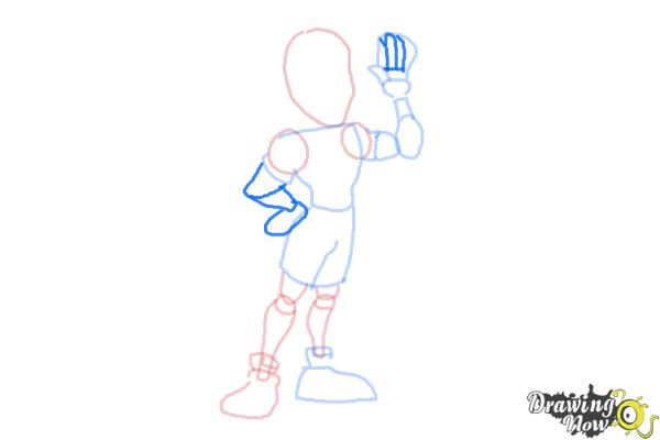 How to Draw a Cartoon Body - Step 7