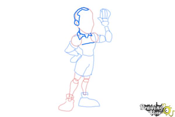 How to Draw a Cartoon Body - Step 8