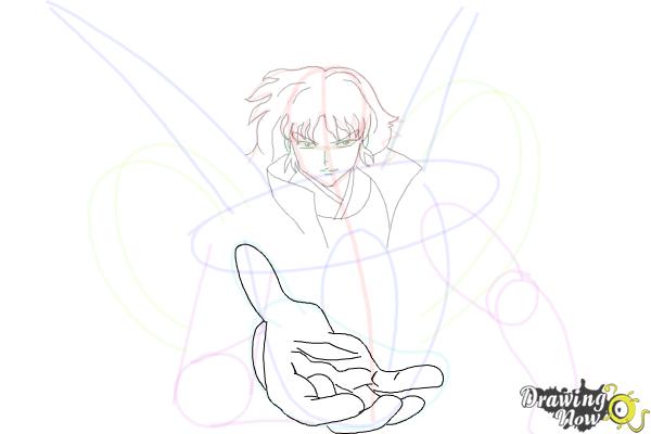 How to Draw Naraku from Inuyasha - Step 13