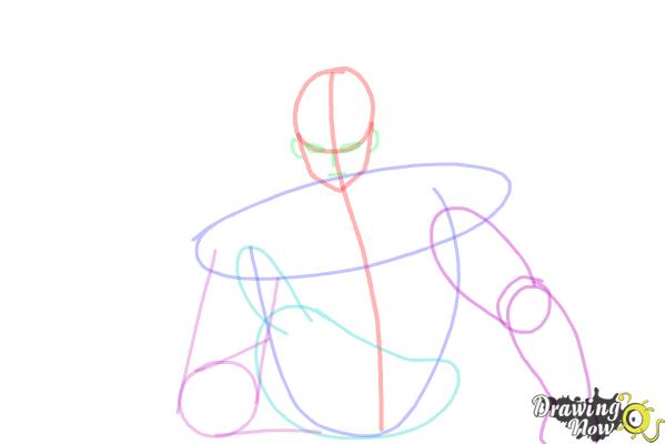 How to Draw Naraku from Inuyasha - Step 7 How to Draw Naraku from Inuyasha - Step 7