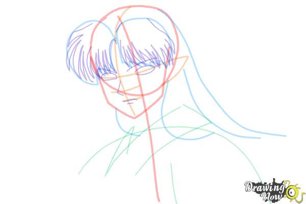 How to Draw Sesshomaru from Inuyasha - Step 8