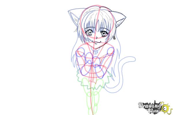 How to Draw a Neko - Step 15