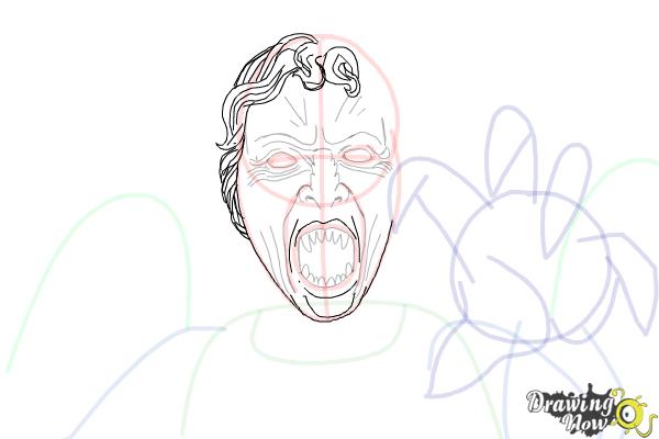 How to Draw a Weeping Angel from Doctor Who - Step 10