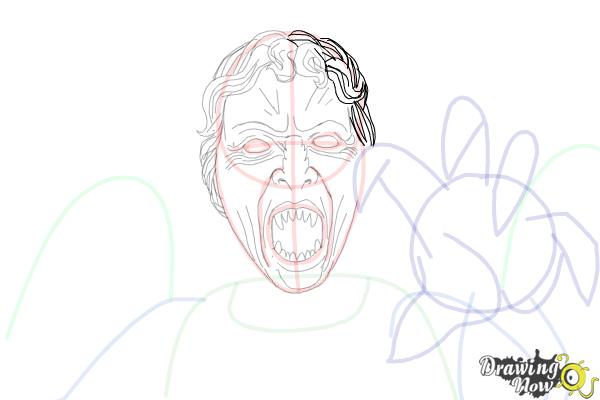 How to Draw a Weeping Angel from Doctor Who - Step 11