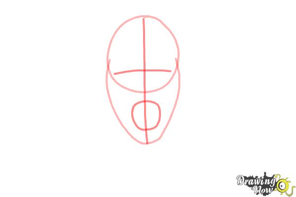 How to Draw a Weeping Angel from Doctor Who - Step 2 How to Draw a Weeping Angel from Doctor Who - Step 2