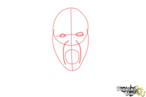 How to Draw a Weeping Angel from Doctor Who - Step 3 How to Draw a Weeping Angel from Doctor Who - Step 3