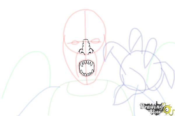 How to Draw a Weeping Angel from Doctor Who - Step 8 How to Draw a Weeping Angel from Doctor Who - Step 8