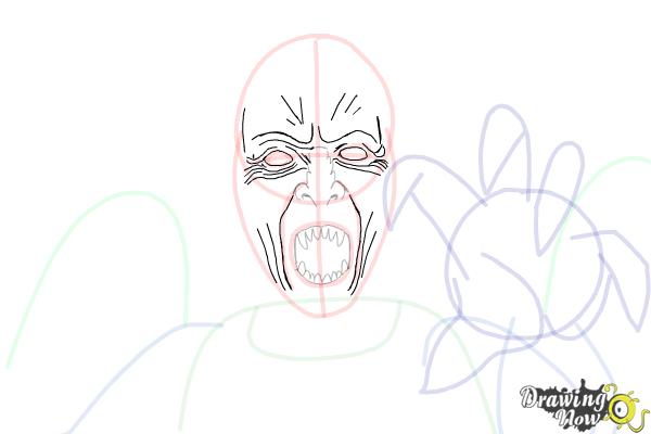 How to Draw a Weeping Angel from Doctor Who - Step 9 How to Draw a Weeping Angel from Doctor Who - Step 9