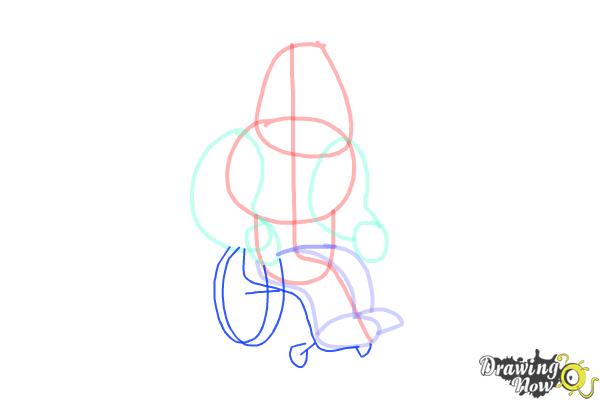 How to Draw Joe, Joseph Swanson from Family Guy - Step 5 How to Draw Joe, Joseph Swanson from Family Guy - Step 5