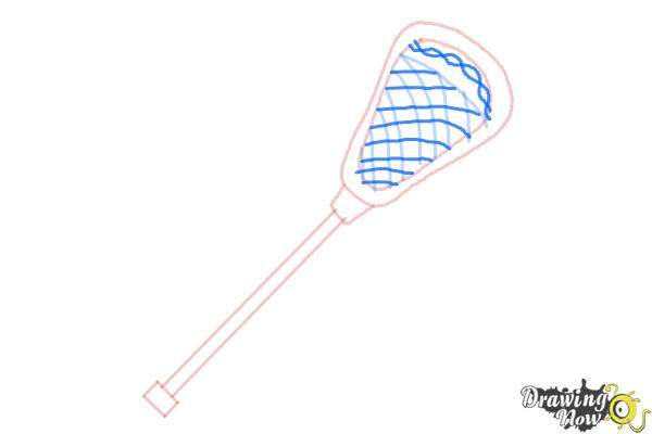 How to Draw a Lacrosse Stick - Step 5