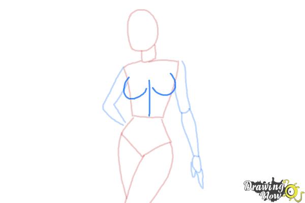 How To Draw A Woman Body Drawingnow