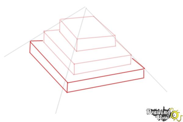 How to Draw a Ziggurat - Step 5