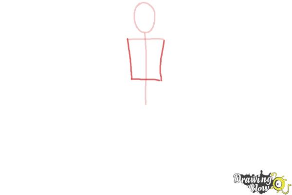 How to Draw a Body Outline - Step 2