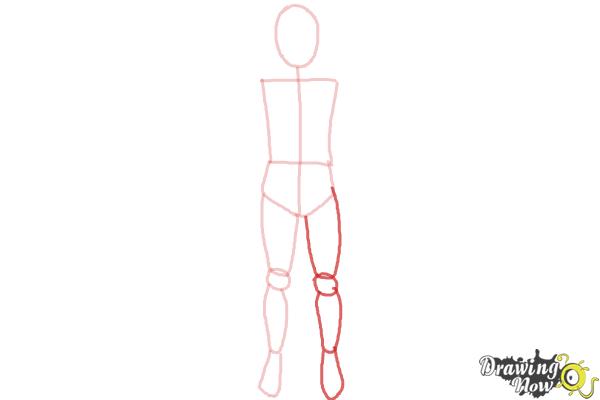 How to Draw a Body Outline - Step 6