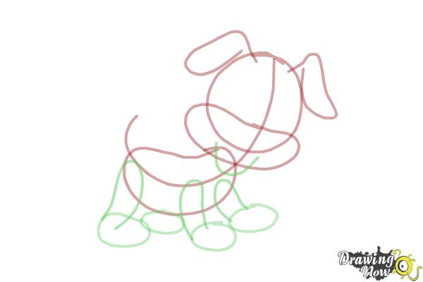 How to Draw a Cartoon Puppy - Step 5