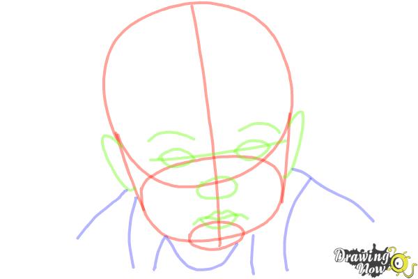 How to Draw a Baby Face - Step 5