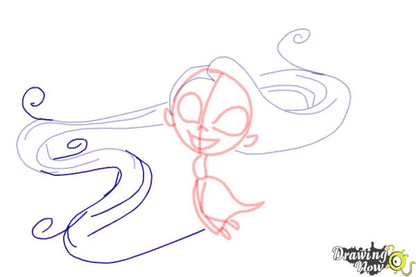 How to Draw Chibi Rapunzel - Step 8