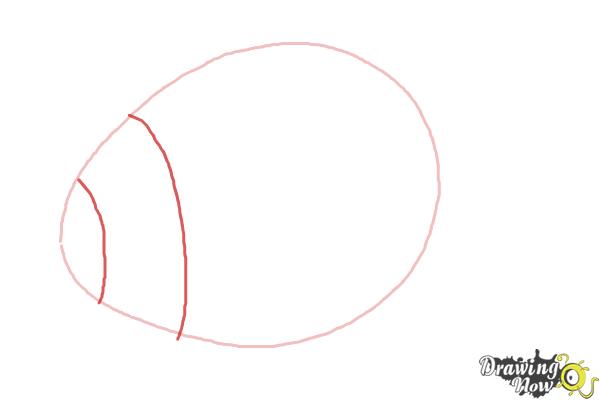 How to Draw an Easter Egg - Step 2 How to Draw an Easter Egg - Step 2