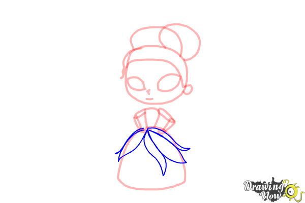 How to Draw Chibi Tiana - Step 6