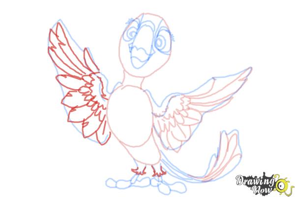 How to Draw Bia from Rio 2 - Step 10