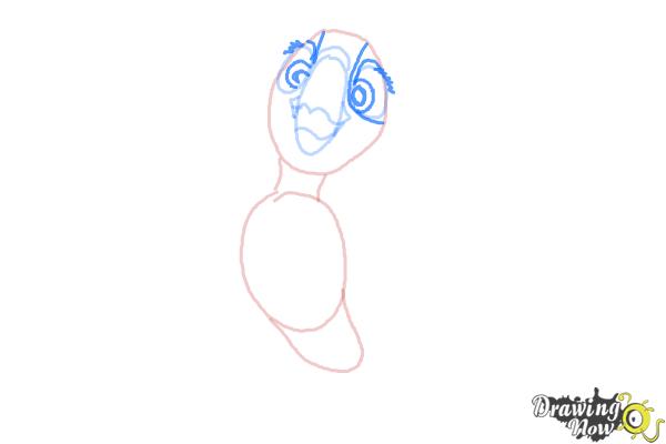 How to Draw Bia from Rio 2 - Step 5