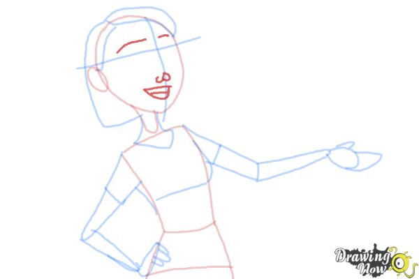 How to Draw Linda Gunderson from Rio - Step 8