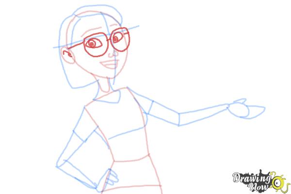 How to Draw Linda Gunderson from Rio - Step 9