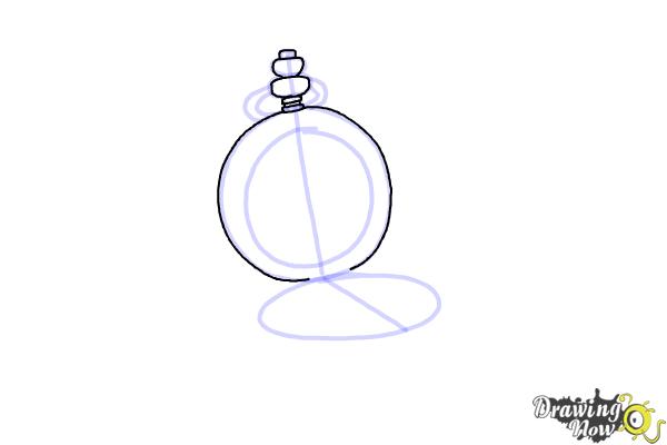 How to Draw a Pocket Watch - Step 6