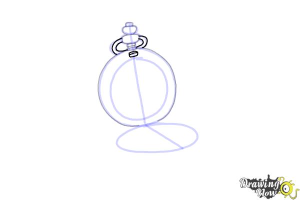 How to Draw a Pocket Watch - Step 7