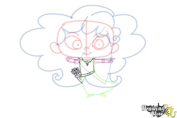 How to Draw Chibi Merida - Step 11