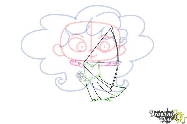 How to Draw Chibi Merida - Step 12