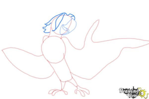 How to Draw Roberto from Rio 2 - Step 7