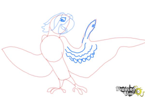 How to Draw Roberto from Rio 2 - Step 8