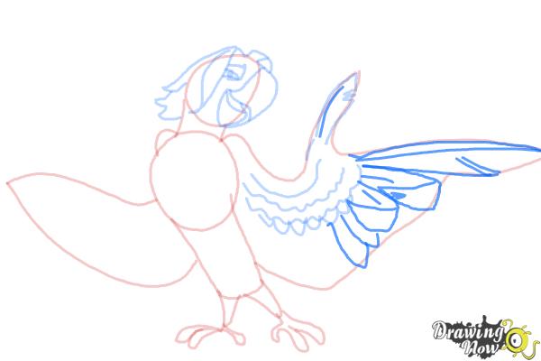 How to Draw Roberto from Rio 2 - Step 9