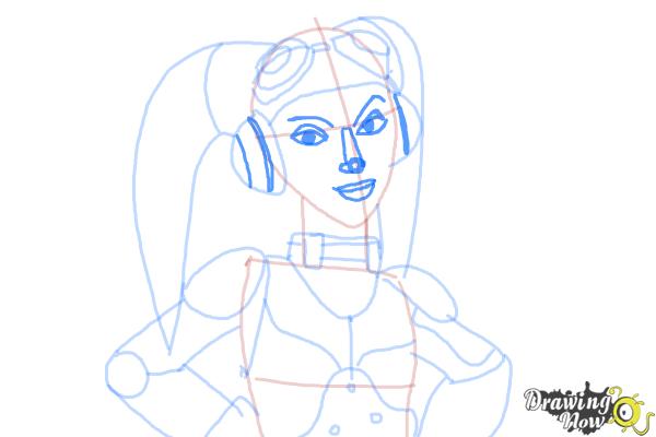 How to Draw Hera, The Pilot from Star Wars Rebels - Step 8